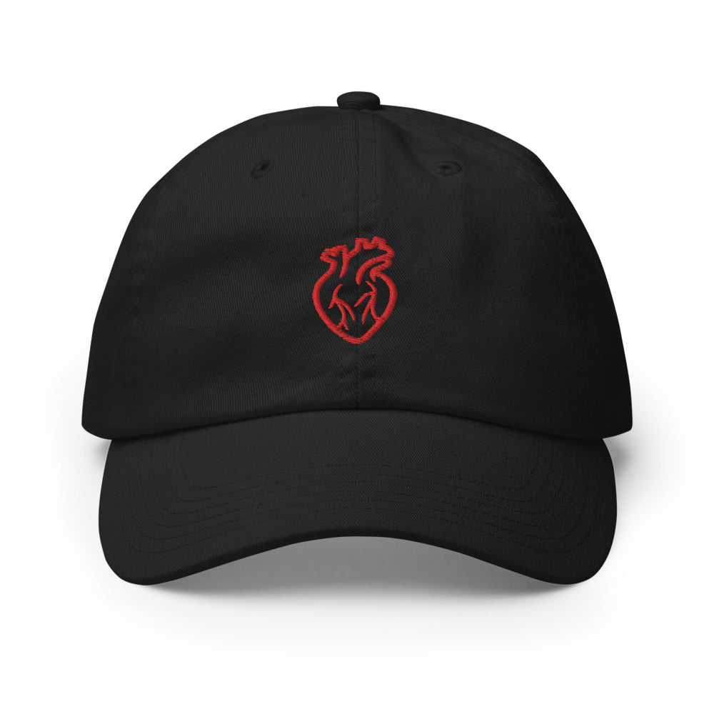 Heart Embroidered Champion Dad Cap