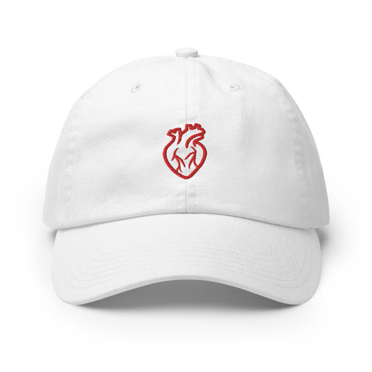 Heart Embroidered Champion Dad Cap