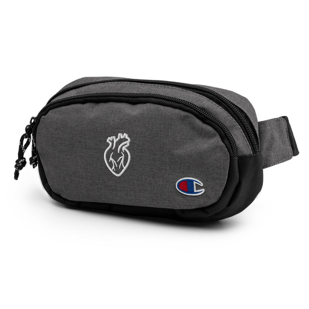 Heart Embroidered Champion Fanny Pack